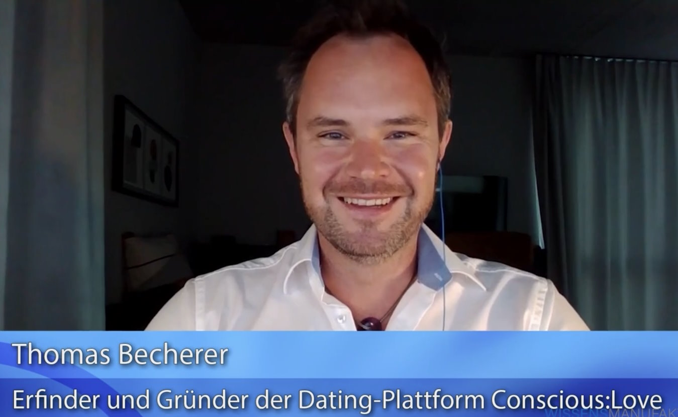 Thomas Becherer, Erfinder und Gründer der Dating-Plattform Conscious:Love.